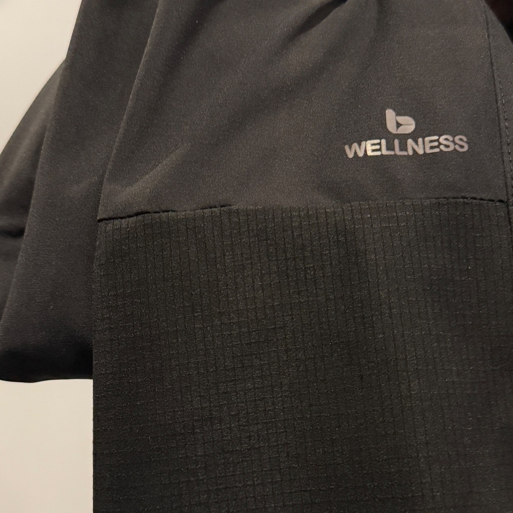 Barco One wellness jogger pants women's L black drawstring‎ Zipper